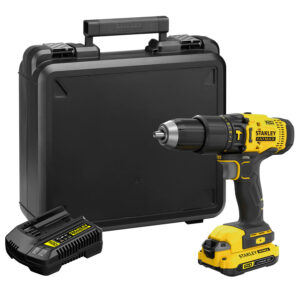 Parafusadeira e Furadeira de Impacto 13mm 20V com Bateria e Carregador Stanley - SCD711C1K-BR