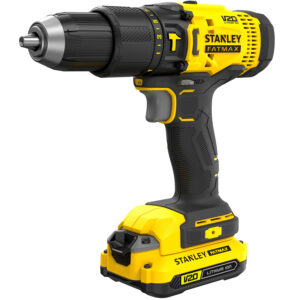 Parafusadeira e Furadeira de Impacto 13mm 20V com Bateria e Carregador Stanley - SCD711C1K-BR