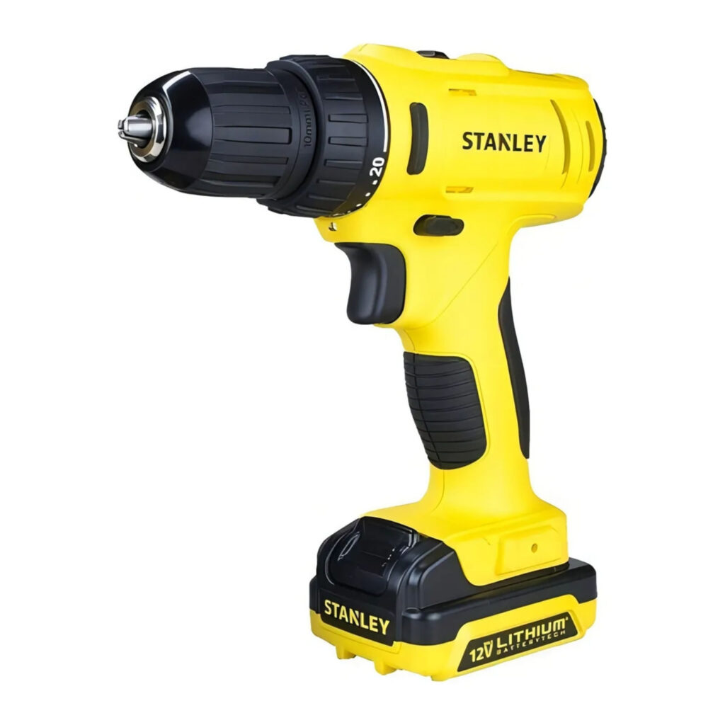 Parafusadeira e Furadeira 3/8'' 12V com Bateria e Carregador Stanley - SCD121S1-BR
