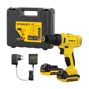 Parafusadeira e Furadeira 3/8'' 12V com 2 Baterias e Carregador Stanley - SCD121S2K-BR