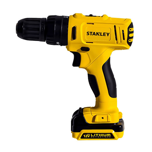 Combo Parafusadeira / Furadeira 3/8'' + Parafusadeira de Impacto 1/4'' 12V Max com 2 Baterias e Carregador Stanley - SCHI121S2FK-BR