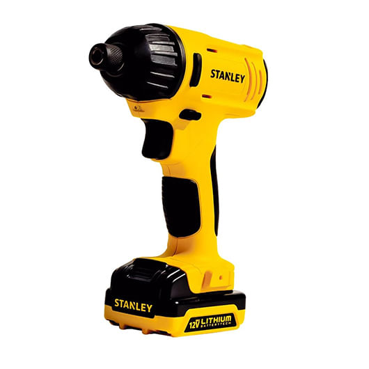 Combo Parafusadeira / Furadeira 3/8'' + Parafusadeira de Impacto 1/4'' 12V Max com 2 Baterias e Carregador Stanley - SCHI121S2FK-BR