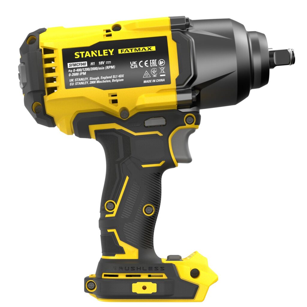 Chave de Impacto 1/2'' 20V 949Nm sem Bateria e Carregador Stanley - SBW940B-B3