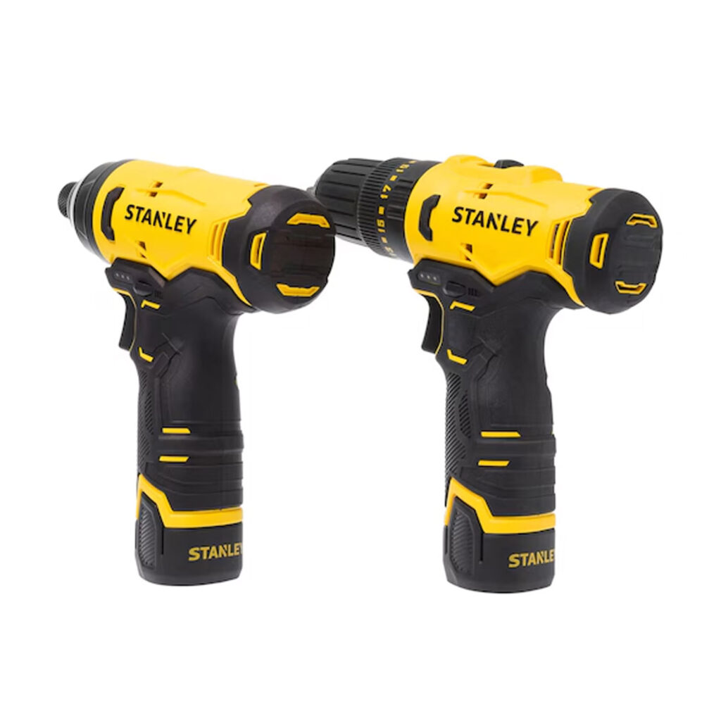 Combo Parafusadeira/Furadeira de Impacto SCH10 e Parafusadeira de Impacto SCI10 com Carregador e Duas Baterias 12V Stanley - SCHI10D2FK-BR
