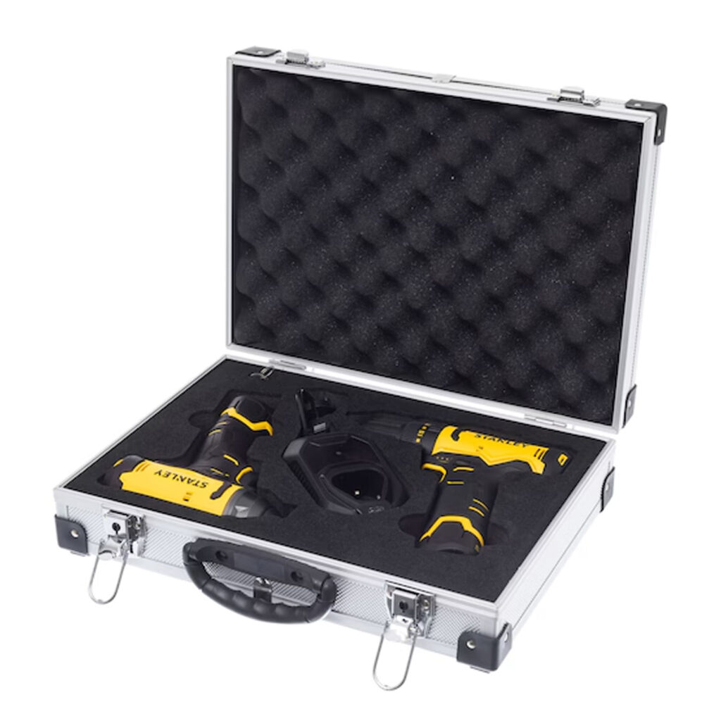 Combo Parafusadeira/Furadeira de Impacto SCH10 e Parafusadeira de Impacto SCI10 com Carregador e Duas Baterias 12V Stanley - SCHI10D2FK-BR