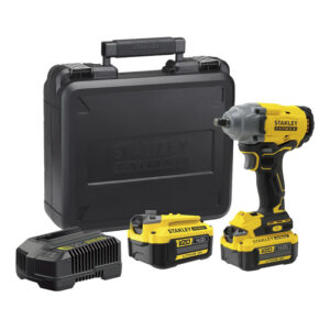 Chave de Impacto 1/2" 20V Com 2 Baterias e Carregador Stanley - SBW920M2K-BR
