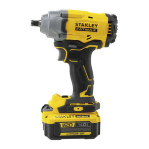 Chave de Impacto 1/2" 20V Com 2 Baterias e Carregador Stanley - SBW920M2K-BR