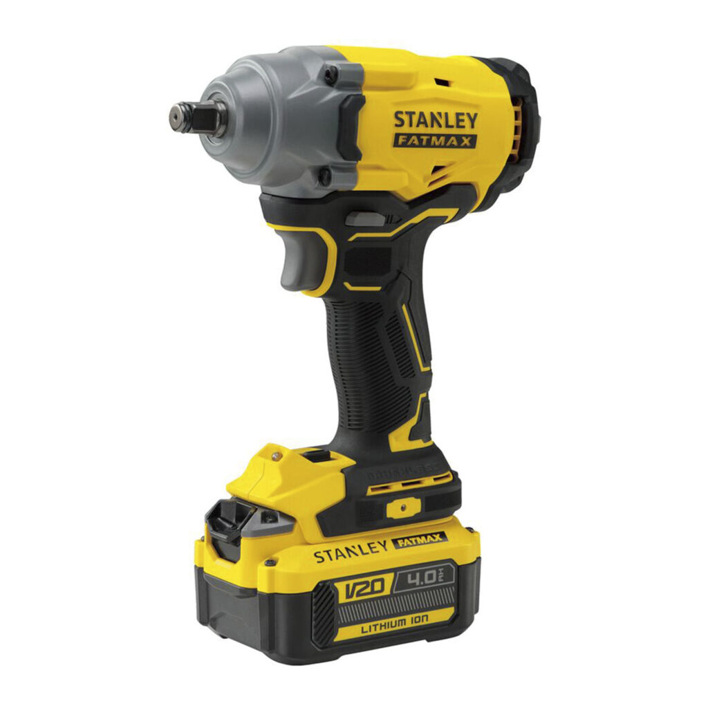 Chave de Impacto 1/2" 20V Com 2 Baterias e Carregador Stanley - SBW920M2K-BR