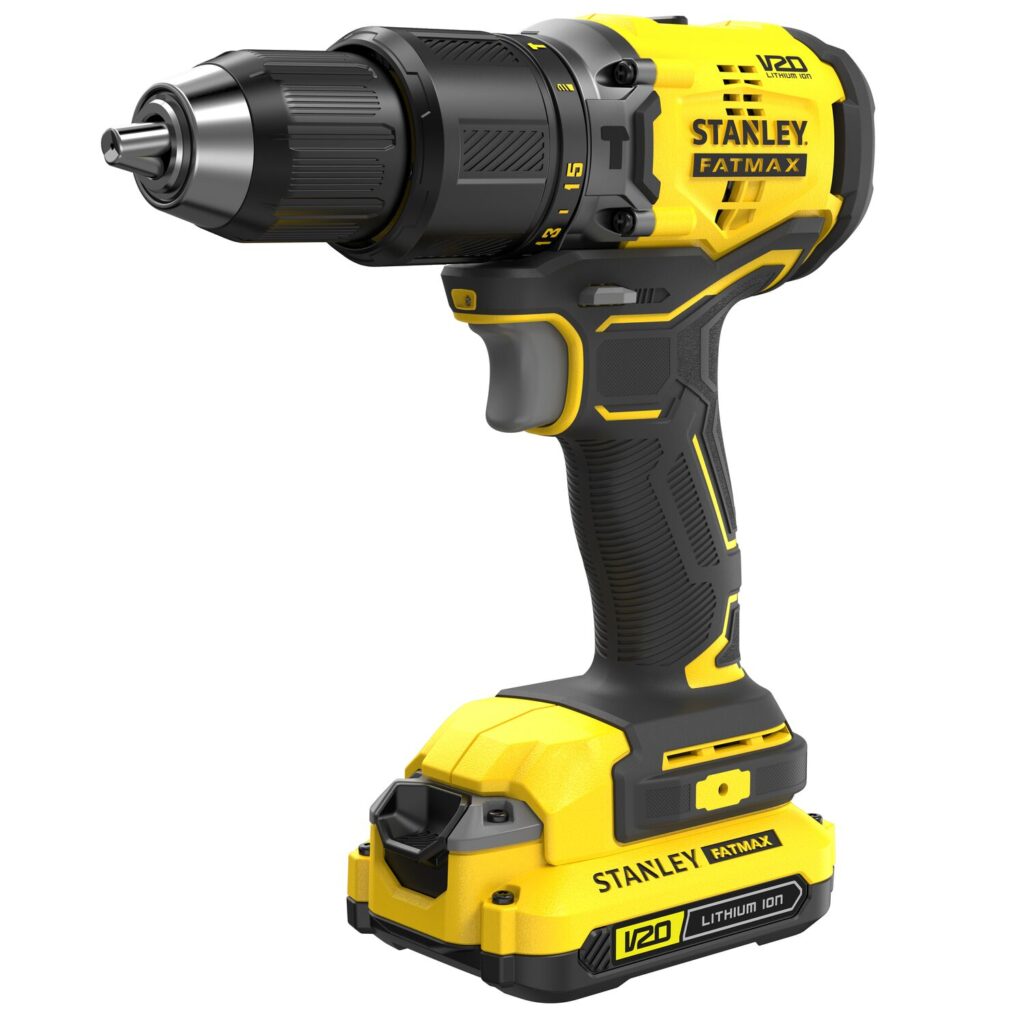 Parafusadeira e Furadeira de Impacto V20 com 2 Baterias e Carregador Stanley - SBD715D2K