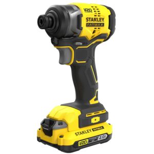 Parafusadeira de Impacto 1/4" V20 Com 2 Baterias e Carregador Stanley - SCI10D2K