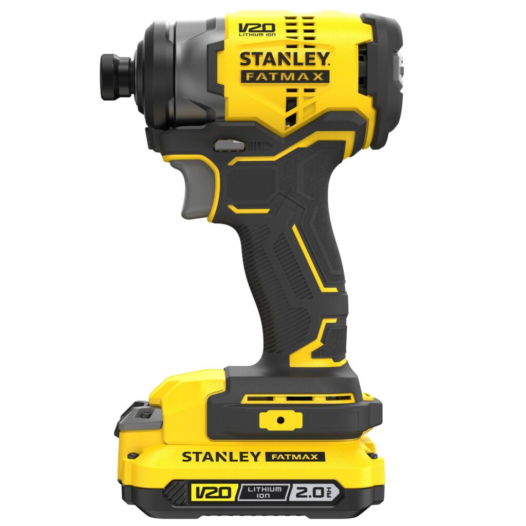 Parafusadeira de Impacto 1/4" V20 Com 2 Baterias e Carregador Stanley - SCI10D2K