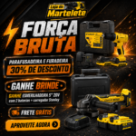Compre Parafusadeira e Furadeira 3/8'' 12V a Bateria e Ganhe Esmerilhadeira 5" 20V a Bateria